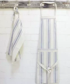 Will & Atlas Blue Stripe Apron