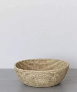 Will & Atlas Home Goods Palm Leaf Jumbo Woven Bowl