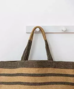 Will & Atlas Sonoma Jute Shopper - Gray Stripe 9 Will & Atlas Sonoma Jute Shopper - Gray Stripe