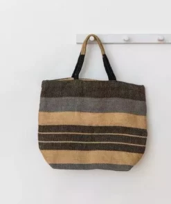 Will & Atlas Accessories Sonoma Jute Shopper - Indigo Stripe