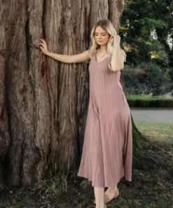 Mien Willow Wide Rib Jumpsuit Clothing