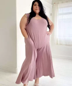 Mien Willow Wide Rib Jumpsuit Clothing