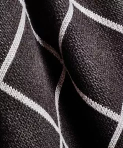 Looma Windowpane Jacquard Throw Blanket Home Goods