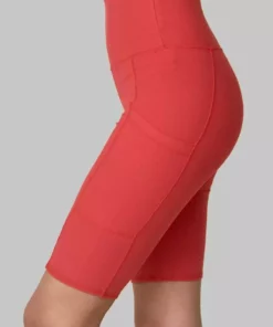 Wolven Best Sellers Recycled Bike Short With Pockets - Cayenne 18 Wolven Best Sellers Recycled Bike Short With Pockets - Cayenne