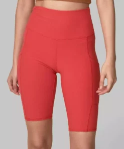 Wolven Best Sellers Recycled Bike Short With Pockets - Cayenne 19 Wolven Best Sellers Recycled Bike Short With Pockets - Cayenne