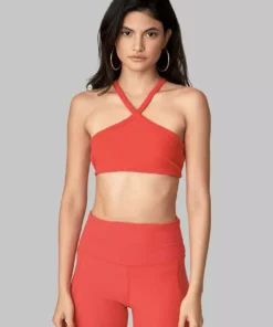 Wolven Recycled Pyramid Top - Cayenne