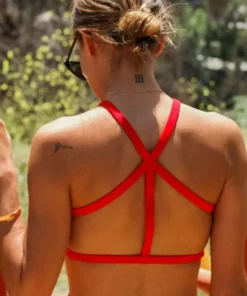 Wolven Recycled Pyramid Top - Cayenne