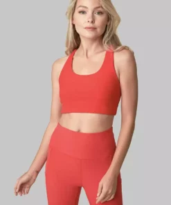 Wolven Recycled Yoga Top - Cayenne Activewear + Athleisure