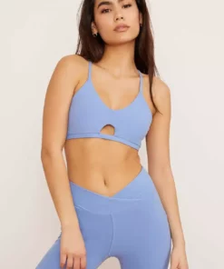 Wolven Reversible Crisscross Recycled Bra - Juniper