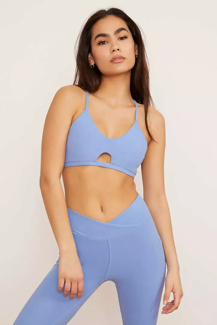 Wolven Reversible Crisscross Recycled Bra - Juniper 1 Wolven Reversible Crisscross Recycled Bra - Juniper