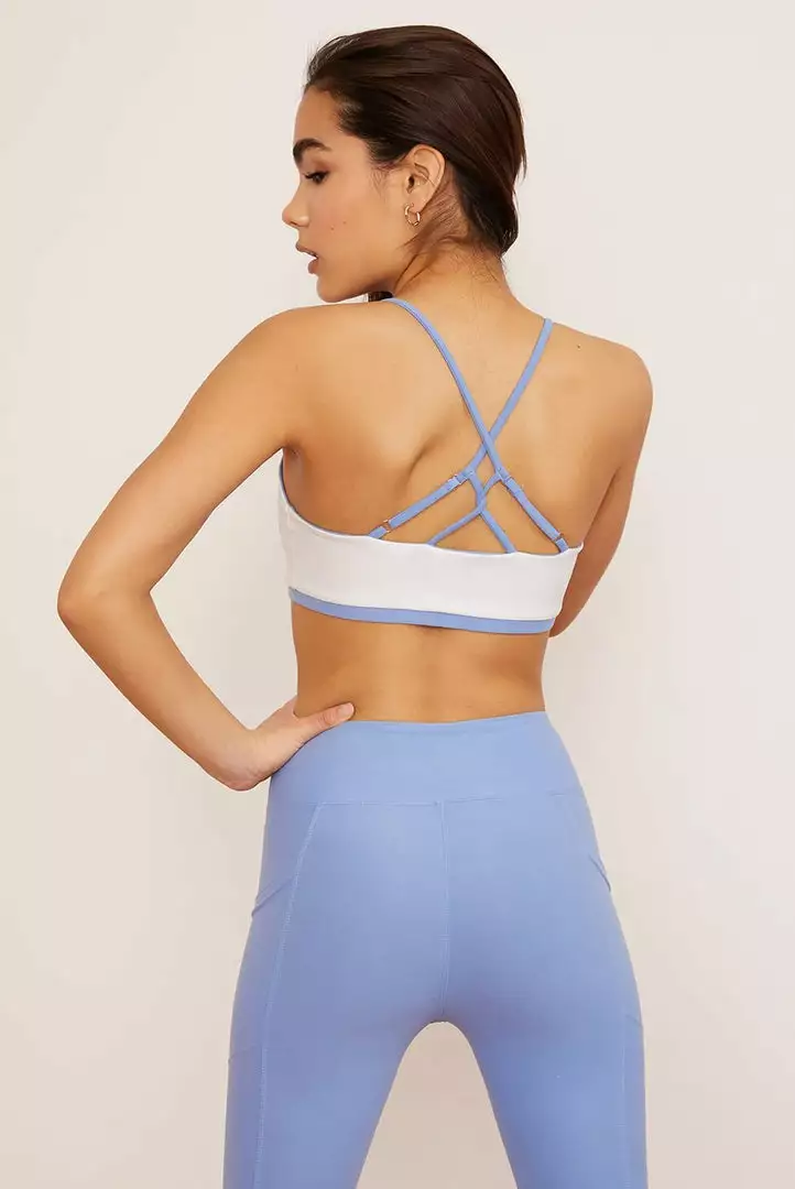 Wolven Reversible Crisscross Recycled Bra - Juniper 6 Wolven Reversible Crisscross Recycled Bra - Juniper