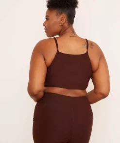 Wolven Reversible Crisscross Four-Way Recycled Top - Chai Activewear + Athleisure