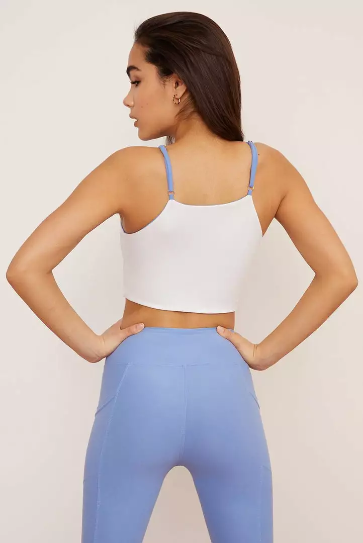 Wolven Activewear + Athleisure Reversible Crisscross Four-Way Recycled Top - Juniper 9 Wolven Activewear + Athleisure Reversible Crisscross Four-Way Recycled Top - Juniper