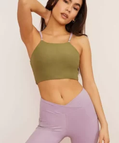 Wolven Reversible Crisscross Four-Way Recycled Top - Lavender