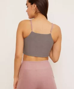 Wolven Reversible Crisscross Four-Way Recycled Top - Salt