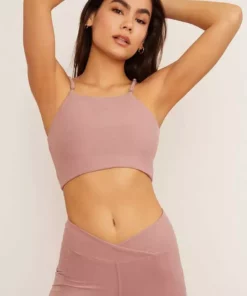 Wolven Reversible Crisscross Four-Way Recycled Top - Salt