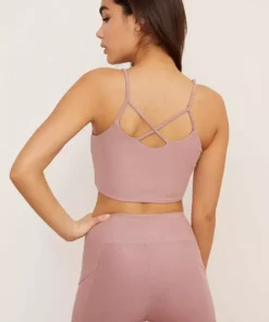 Wolven Reversible Crisscross Four-Way Recycled Top - Salt