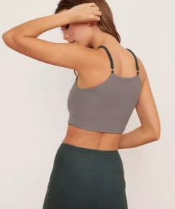 Wolven Reversible Crisscross Four-Way Recycled Top - Thyme