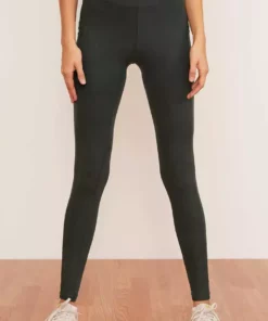 Wolven Recycled Crossover Pocket Legging - Thyme Activewear + Athleisure