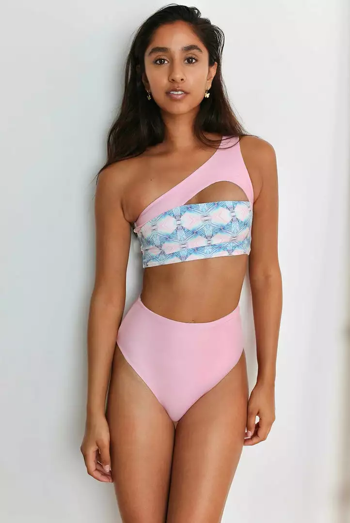 Wolven Reversible High-Waisted Recycled Bikini Bottom - Echo Swim 5 Wolven Reversible High-Waisted Recycled Bikini Bottom - Echo Swim