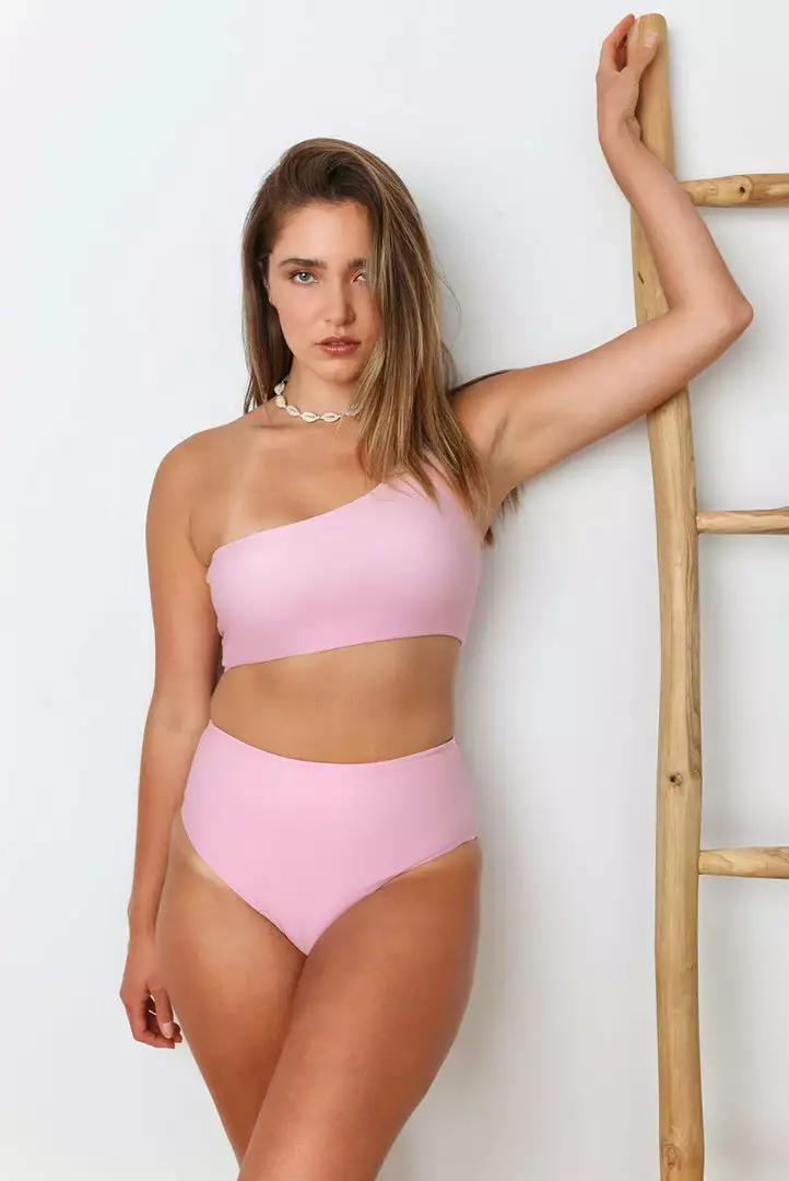 Wolven Reversible High-Waisted Recycled Bikini Bottom - Echo Swim 2 Wolven Reversible High-Waisted Recycled Bikini Bottom - Echo Swim