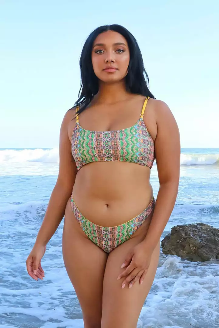 Wolven Reversible French Cut Recycled Bikini Bottom - Fauna Swim 3 Wolven Reversible French Cut Recycled Bikini Bottom - Fauna Swim