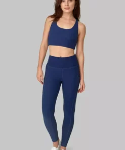 Wolven Recycled Legging With Pockets - Indigo Activewear + Athleisure