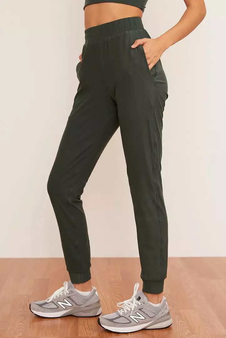 Wolven Activewear + Athleisure Recycled Joggers - Thyme 4 Wolven Activewear + Athleisure Recycled Joggers - Thyme