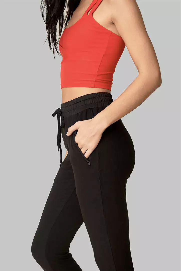 Wolven Activewear + Athleisure Recycled Jogger - Onyx 9 Wolven Activewear + Athleisure Recycled Jogger - Onyx