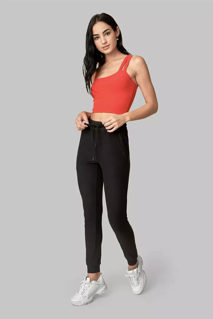 Wolven Activewear + Athleisure Recycled Jogger - Onyx 8 Wolven Activewear + Athleisure Recycled Jogger - Onyx
