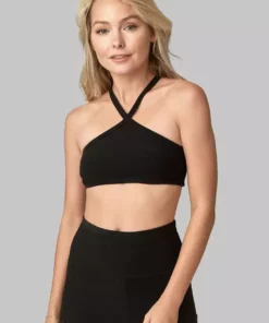 Wolven Recycled Pyramid Top - Onyx