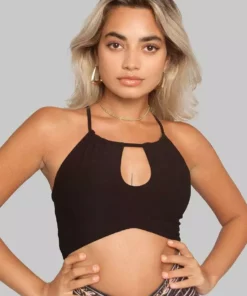 Wolven Reversible Recycled Keyhole Top - Zephyr Activewear + Athleisure