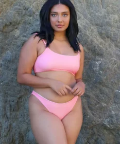 Wolven Swim Reversible French Cut Recycled Bikini Bottom - Riviera