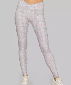 Wolven Crossover Recycled Ruched Legging - Riviera Activewear + Athleisure