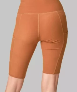 Wolven Best Sellers Recycled Bike Short With Pockets - Turmeric 26 Wolven Best Sellers Recycled Bike Short With Pockets - Turmeric