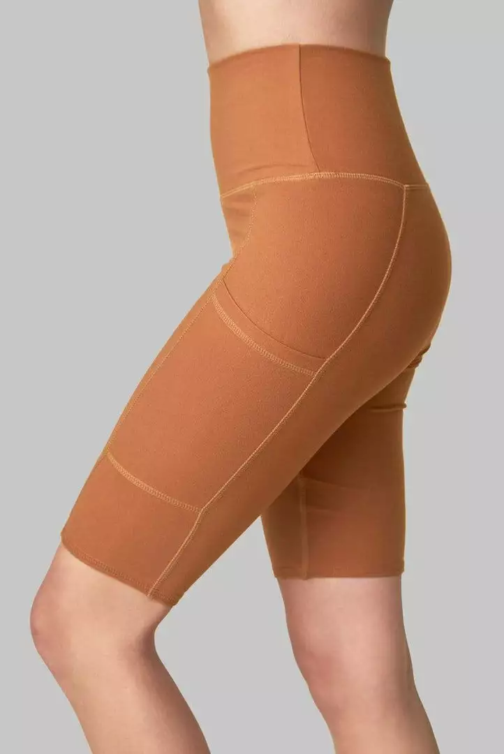 Wolven Best Sellers Recycled Bike Short With Pockets - Turmeric 10 Wolven Best Sellers Recycled Bike Short With Pockets - Turmeric