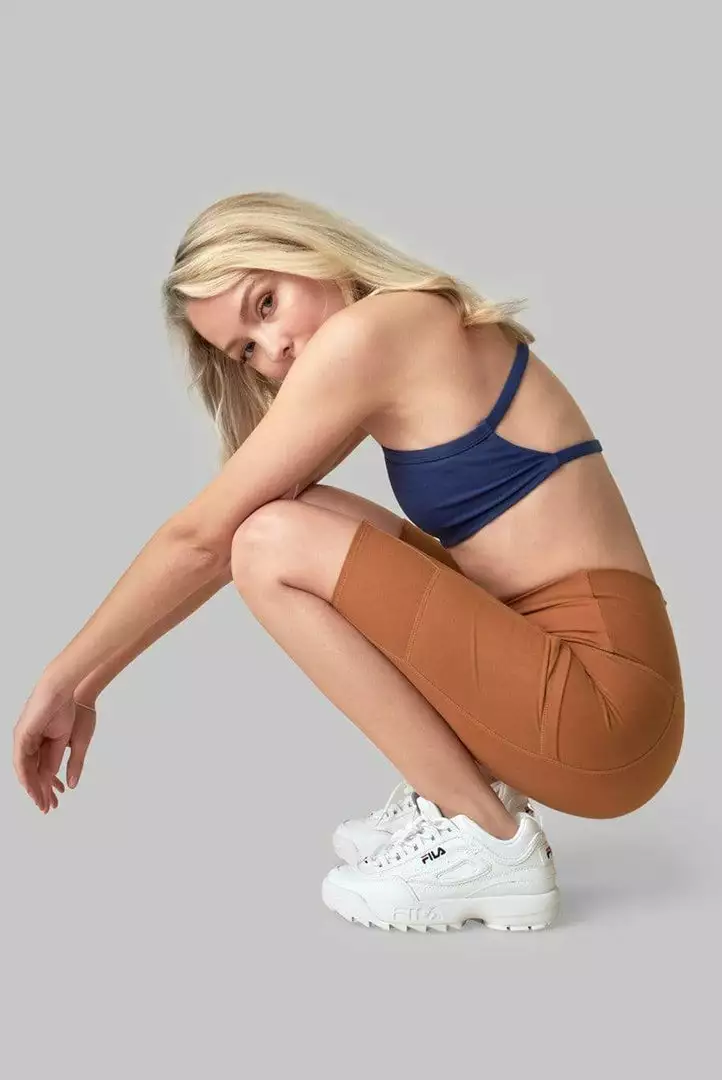 Wolven Best Sellers Recycled Bike Short With Pockets - Turmeric 14 Wolven Best Sellers Recycled Bike Short With Pockets - Turmeric