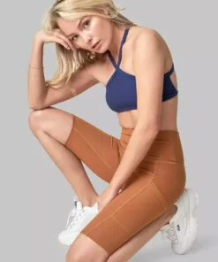 Wolven Best Sellers Recycled Bike Short With Pockets - Turmeric 22 Wolven Best Sellers Recycled Bike Short With Pockets - Turmeric