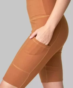 Wolven Best Sellers Recycled Bike Short With Pockets - Turmeric 25 Wolven Best Sellers Recycled Bike Short With Pockets - Turmeric