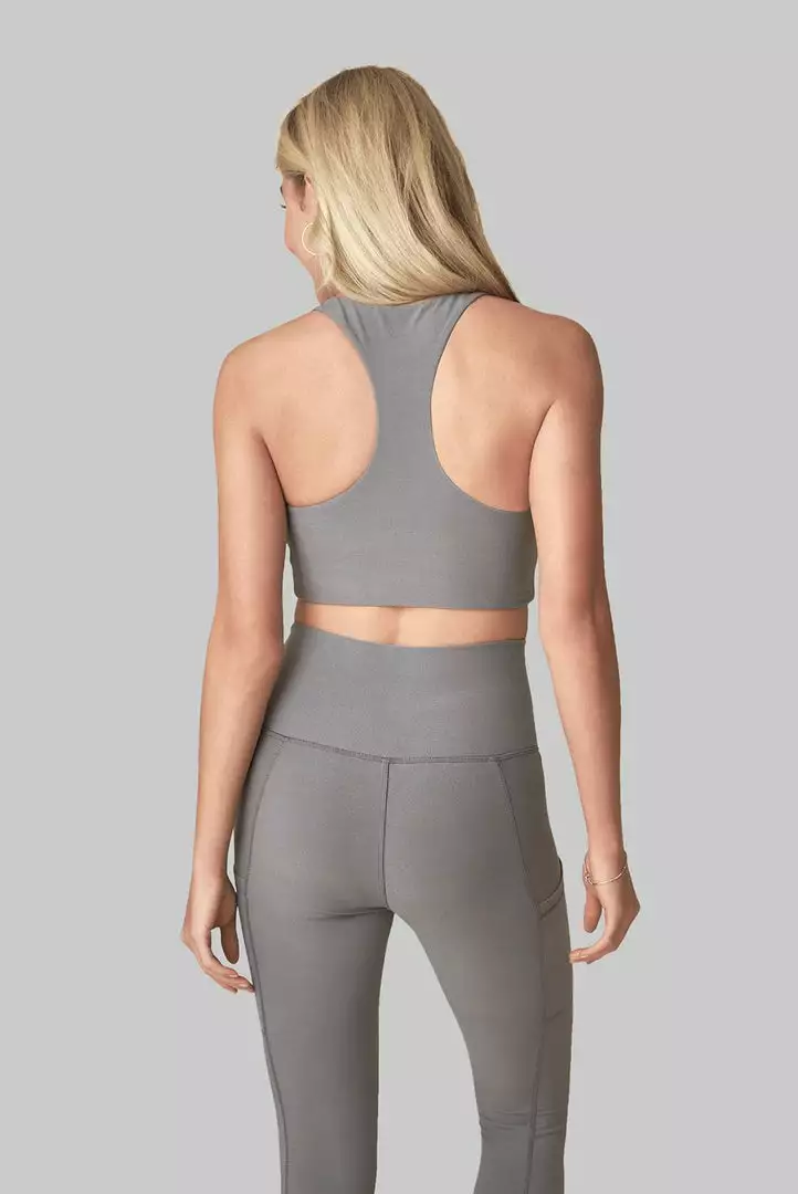 Wolven Activewear + Athleisure Recycled Yoga Top - Wolf Gray 7 Wolven Activewear + Athleisure Recycled Yoga Top - Wolf Gray