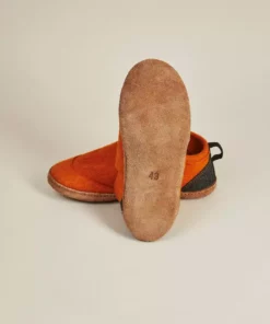 Kyrgies Women's Wool Tengries Slippers - Orange
