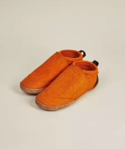 Kyrgies Women's Wool Tengries Slippers - Orange