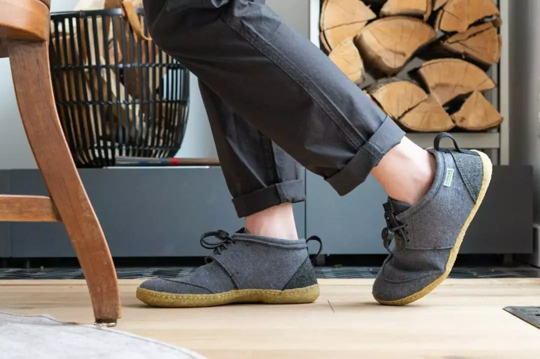 Kyrgies Handcrafted Women's Walkabout Wool Lace-Up Slippers 2 Kyrgies Handcrafted Women's Walkabout Wool Lace-Up Slippers