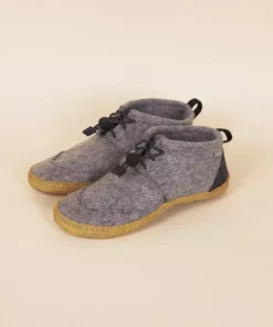 Kyrgies Handcrafted Women's Walkabout Wool Lace-Up Slippers