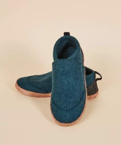 Kyrgies Best Sellers Women's Wool Tengries Slippers - Navy