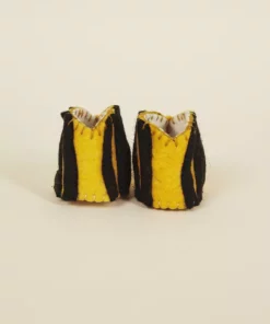 Silk Road Bazaar Wool Baby Booties - Bumblebee Kids' + Baby