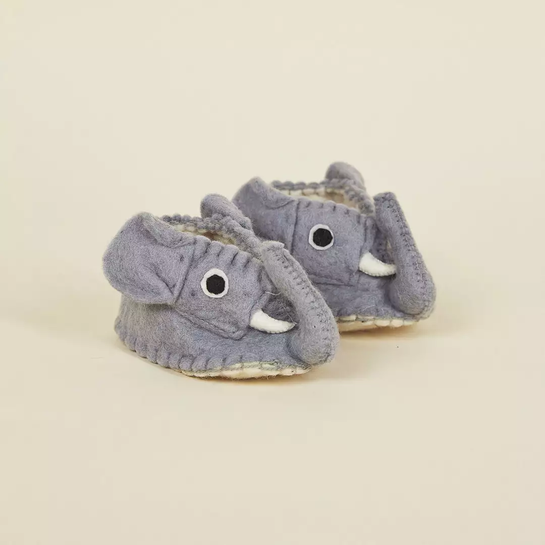 Silk Road Bazaar Wool Baby Booties - Elephant Best Sellers 1 Silk Road Bazaar Wool Baby Booties - Elephant Best Sellers