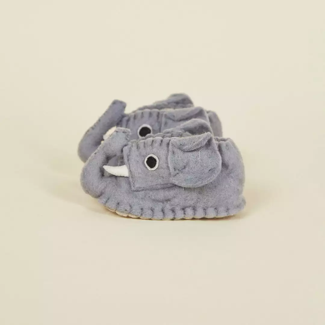 Silk Road Bazaar Wool Baby Booties - Elephant Best Sellers 2 Silk Road Bazaar Wool Baby Booties - Elephant Best Sellers