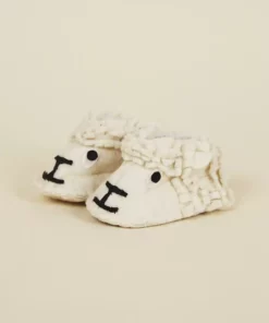 Silk Road Bazaar Best Sellers Wool Baby Booties - Lamb