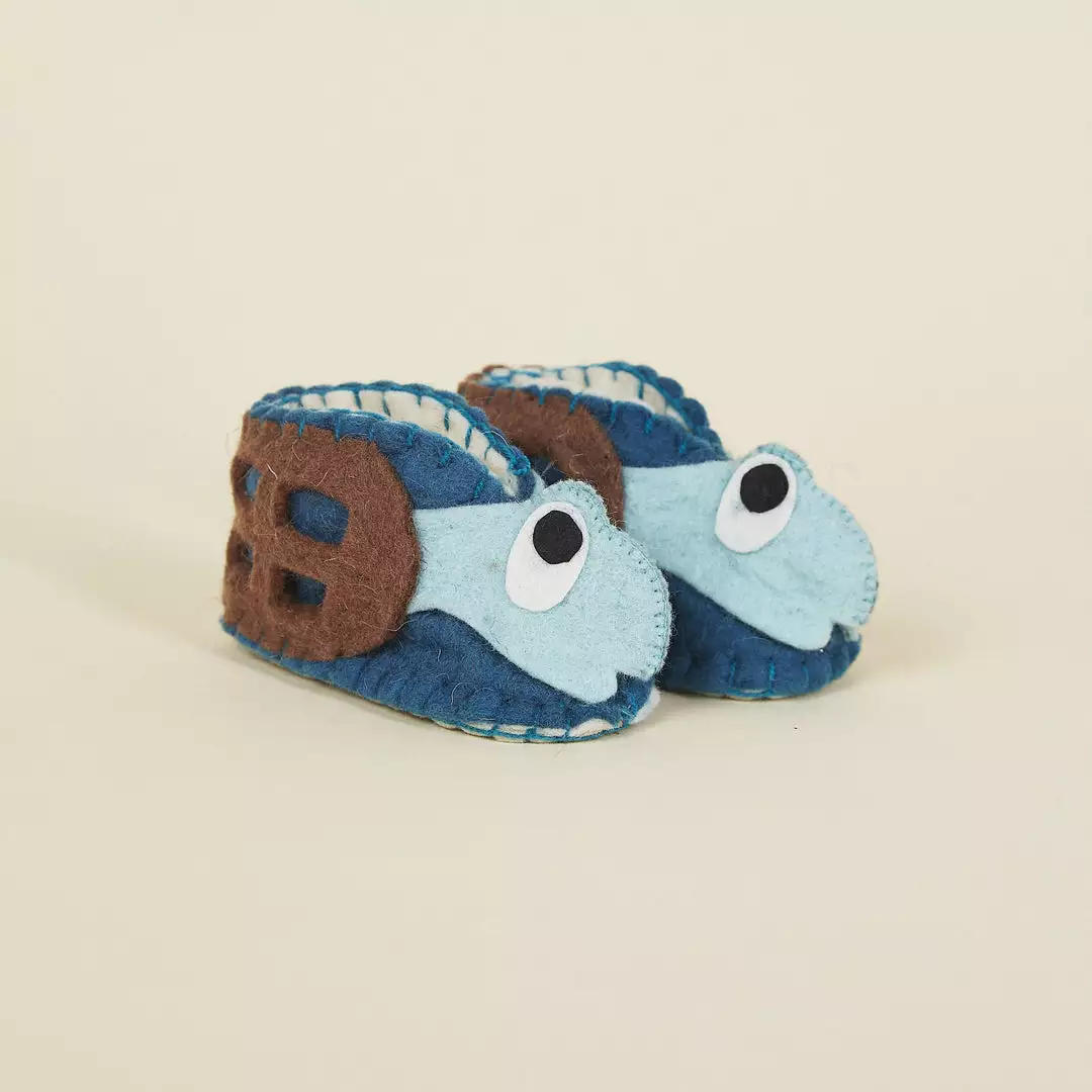 Silk Road Bazaar Wool Baby Booties - Turtle Kids' + Baby 1 Silk Road Bazaar Wool Baby Booties - Turtle Kids' + Baby